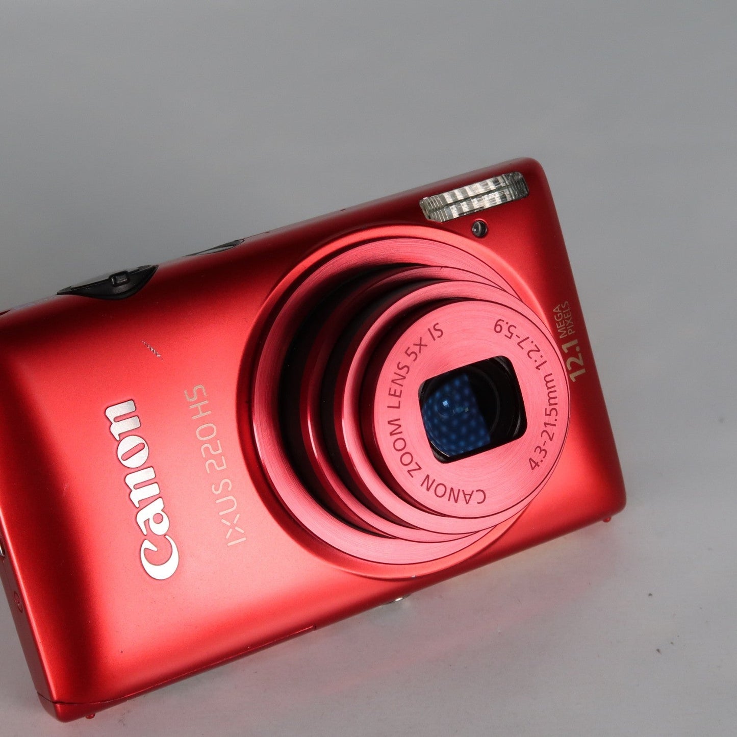Cenon IXUS 220 HS 12.1MP Digital Camera Red – Boxed Set