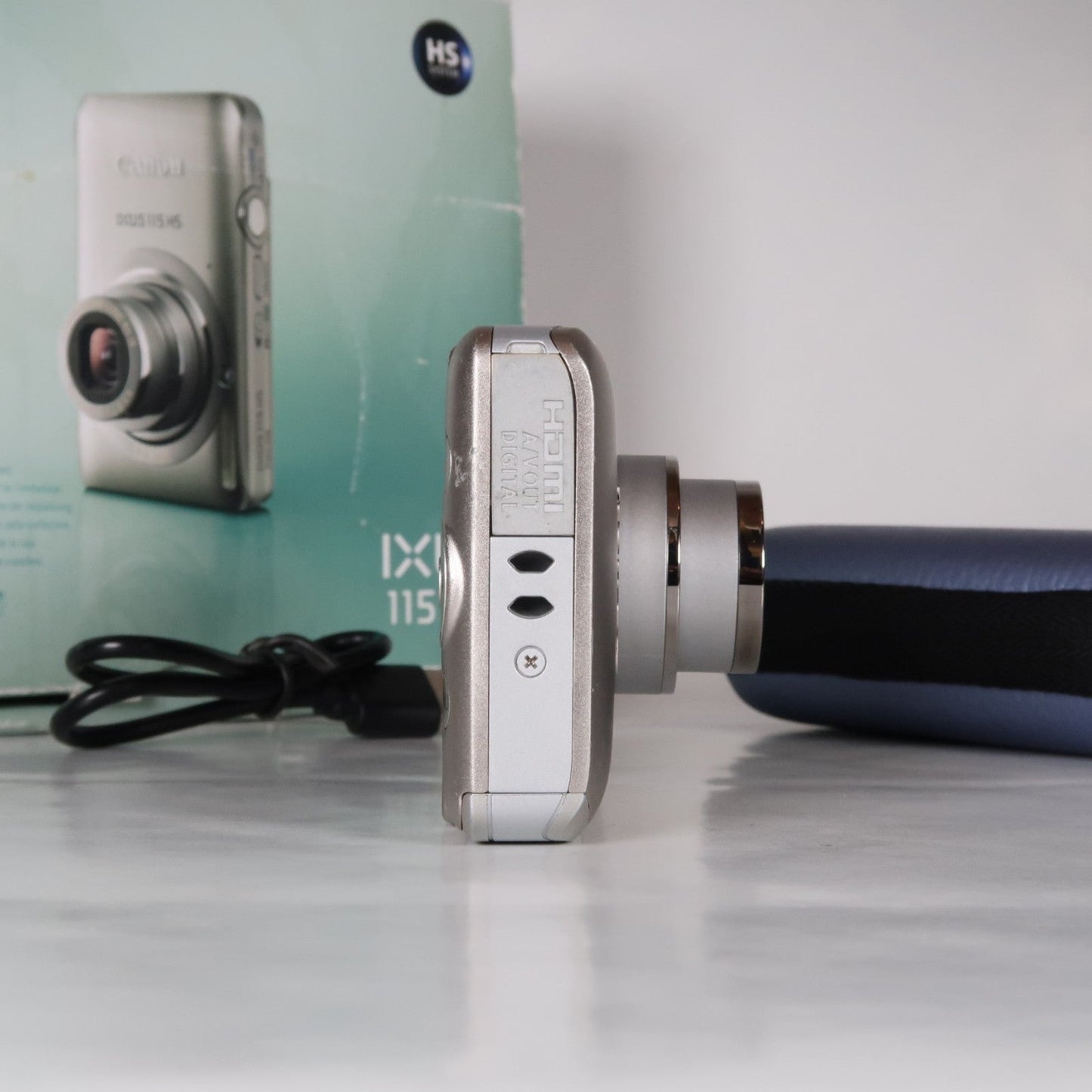 Cenon IXUS 115 HS PowerShot ELPH 100 HS 12.1 MP 4x Digital Camera Silver