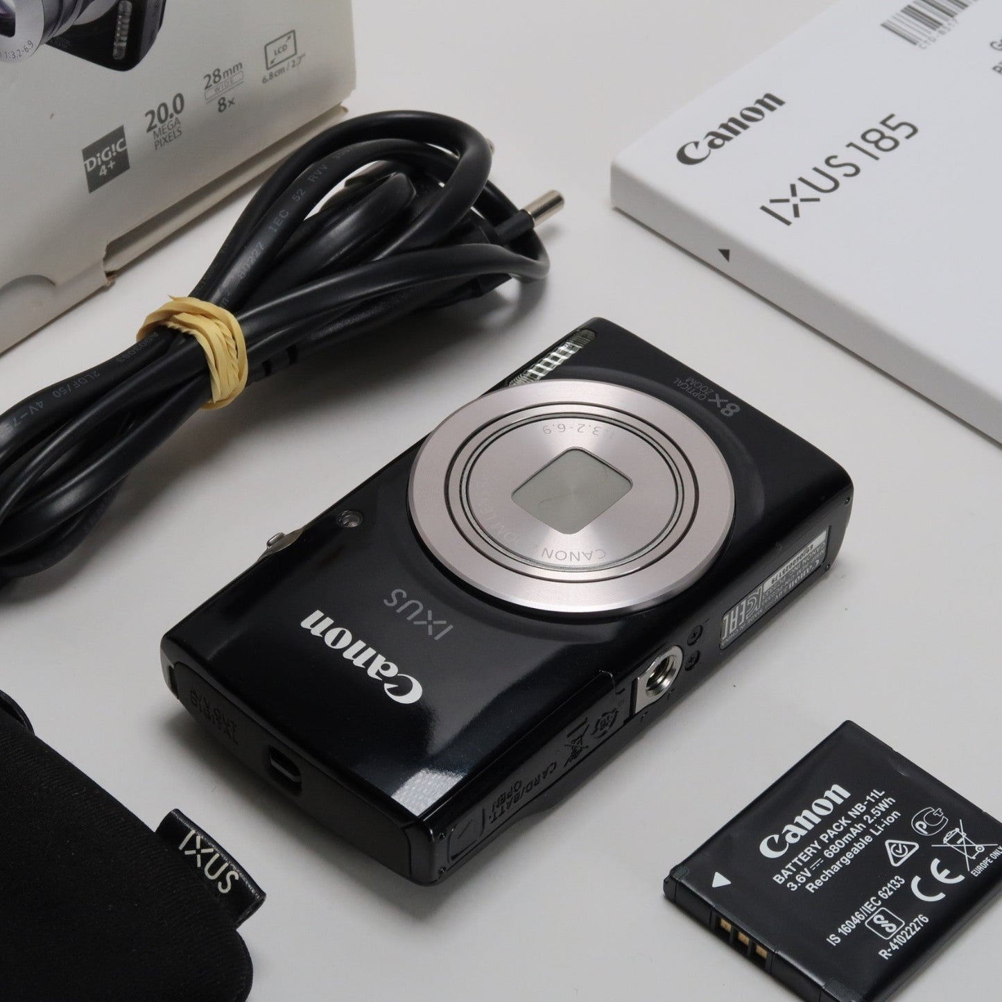 Soney Cyber-shot DSC-W730 16.1MP 8x + Cenon IXUS 185 – Bundle Deal