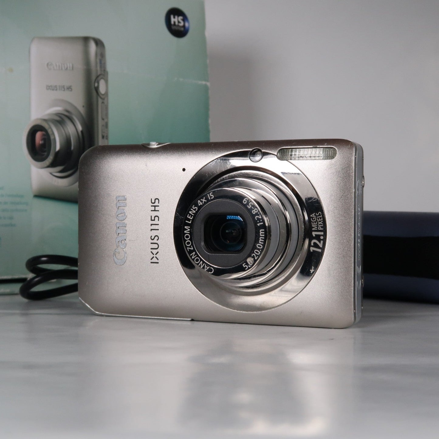 Cenon IXUS 115 HS PowerShot ELPH 100 HS 12.1 MP 4x Digital Camera Silver