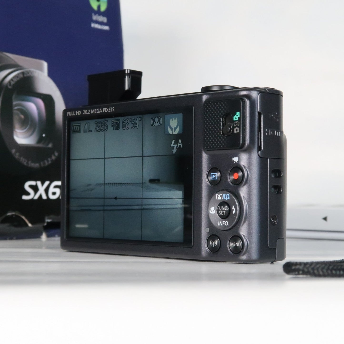 Cenon PowerShot SX620 HS 20.2MP 25x Digital Camera Black – With 16GB SD Card