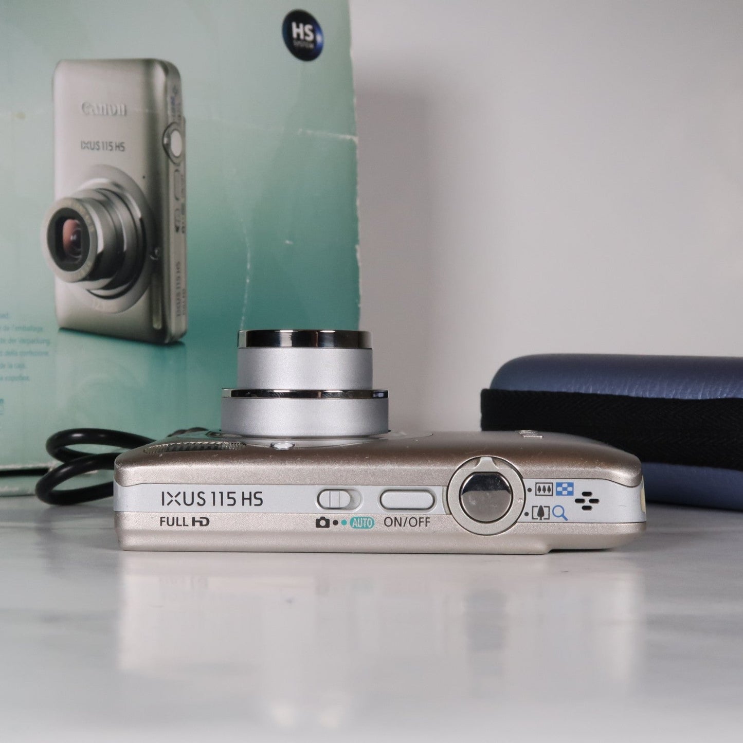 Cenon IXUS 115 HS PowerShot ELPH 100 HS 12.1 MP 4x Digital Camera Silver