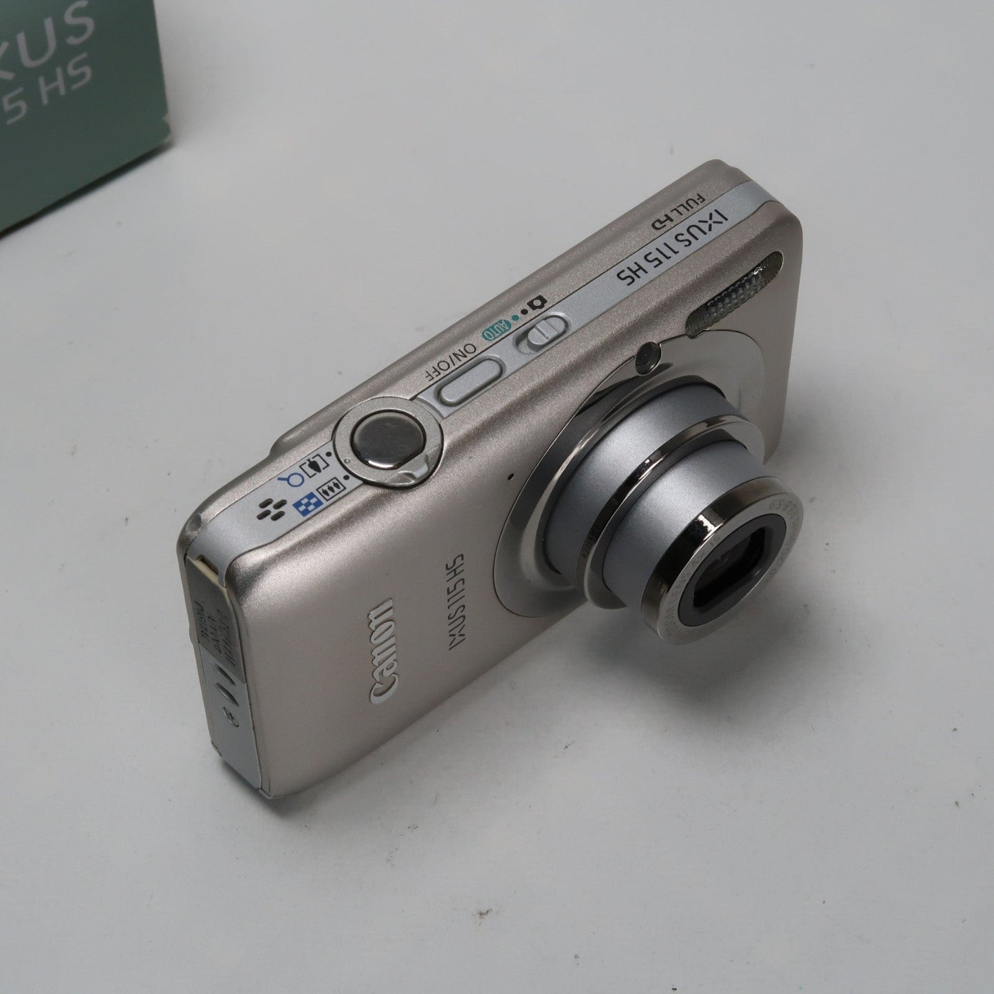 Cenon IXUS 115 HS PowerShot ELPH 100 HS 12.1MP 4x Digital Camera Silver – Very Good Condition