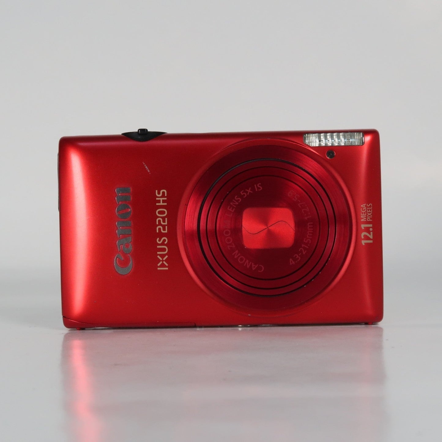 Cenon IXUS 220 HS 12.1MP Digital Camera Red – Boxed Set