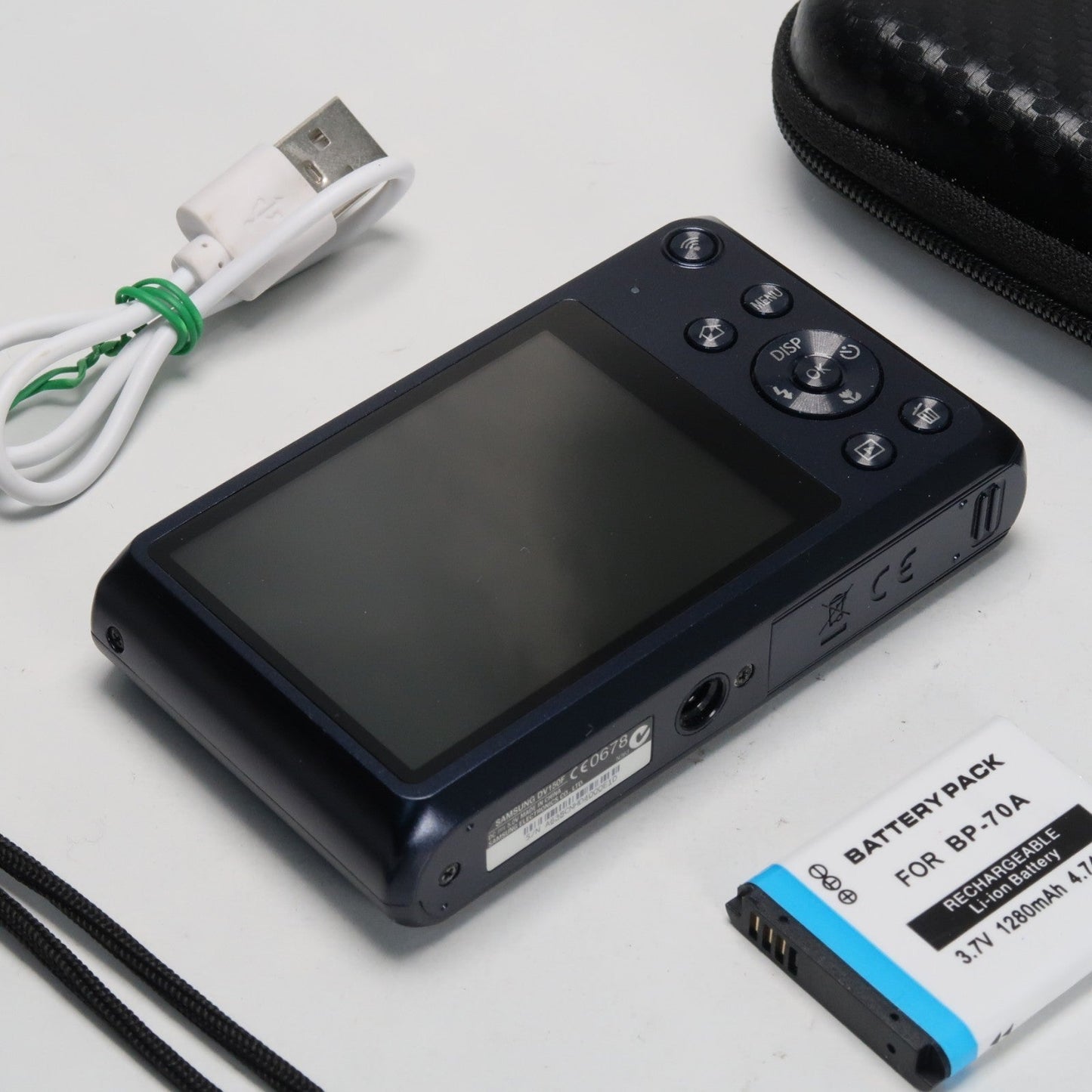 Samung DualView DV150F 16.2MP Digital Camera – Blue – Excellent