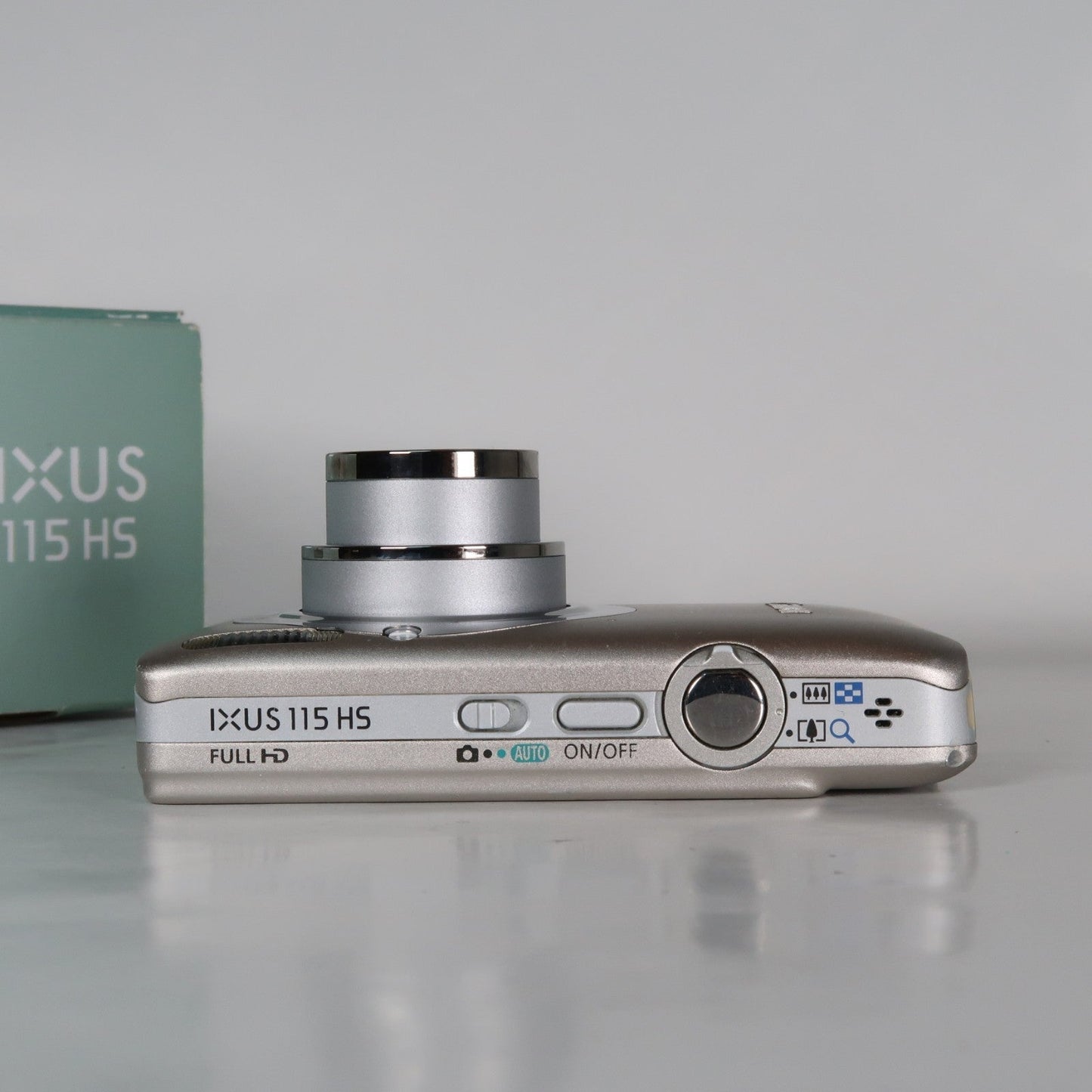 Cenon IXUS 115 HS PowerShot ELPH 100 HS 12.1MP 4x Digital Camera Silver – Very Good Condition