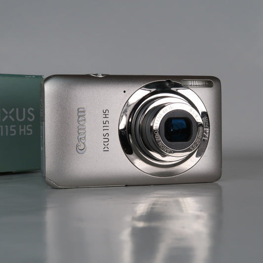 Cenon IXUS 115 HS PowerShot ELPH 100 HS 12.1MP 4x Digital Camera Silver – Very Good Condition