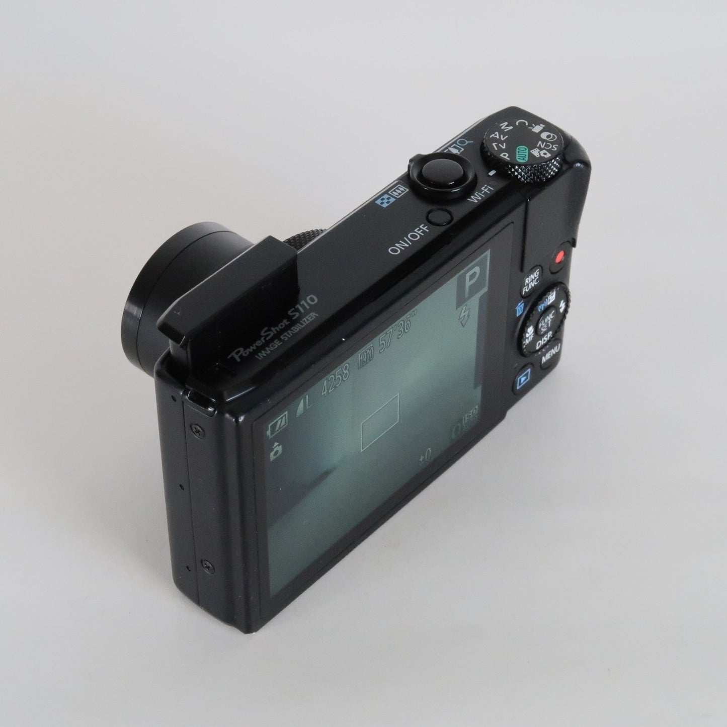 Cenon PowerShot S110 12.1MP Digital Camera – Black, Case, SD Card – Excellent