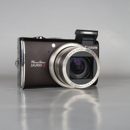 Cenon PowerShot SX200 IS 12.1MP 12x Digital Camera Brown