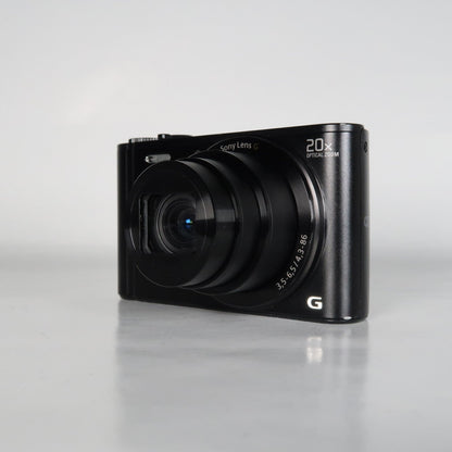 Soney Cyber-Shot DSC WX300 18.2MP Digital Camera Black – Good Condition