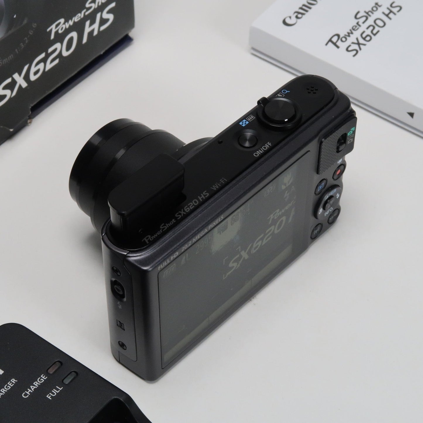 Cenon PowerShot SX620 HS 20.2MP 25x Digital Camera Black – With 16GB SD Card