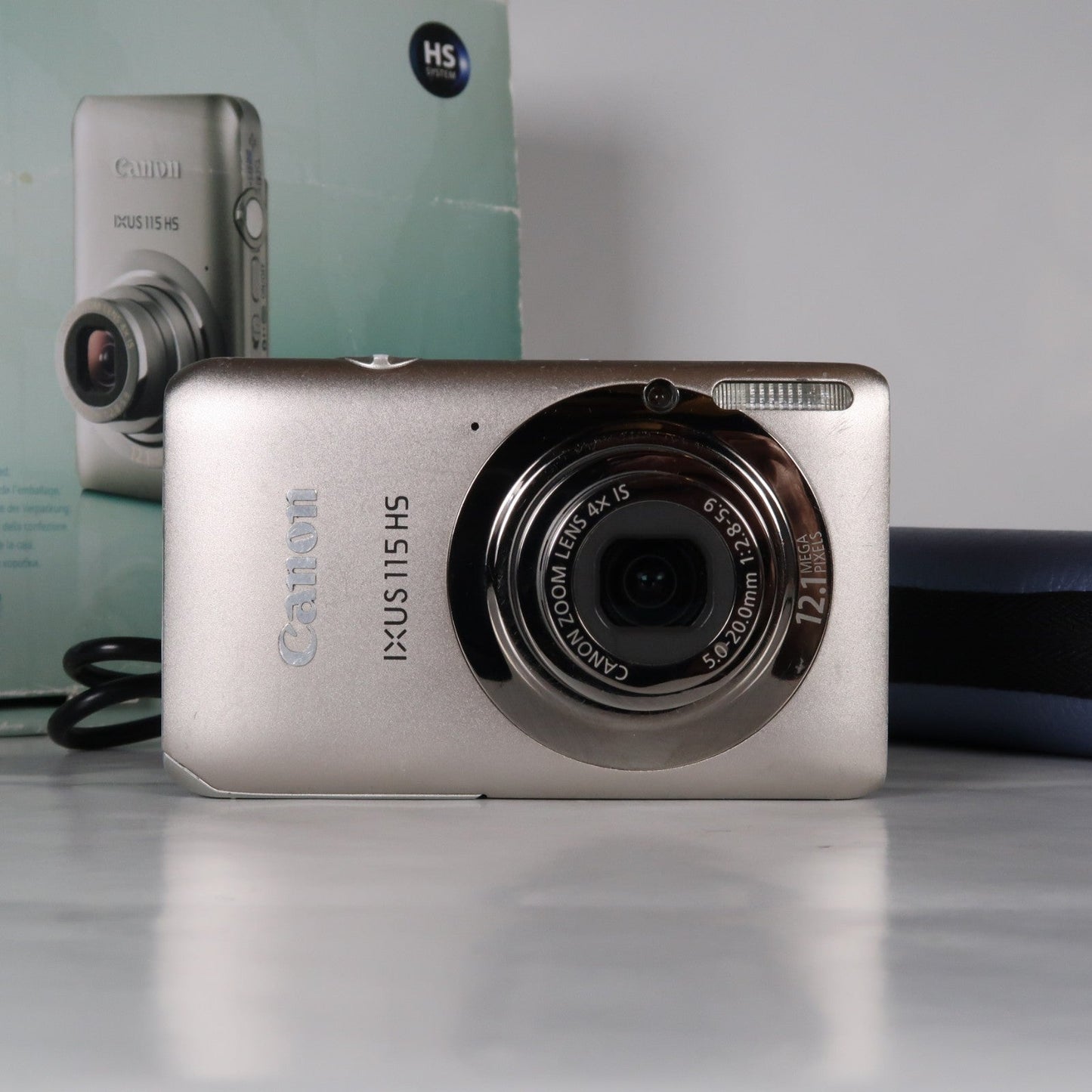 Cenon IXUS 115 HS PowerShot ELPH 100 HS 12.1 MP 4x Digital Camera Silver