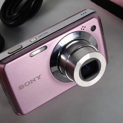 Soney Cyber-shot DSC-W210 12.1MP Digital Camera Pink – Excellent Condition
