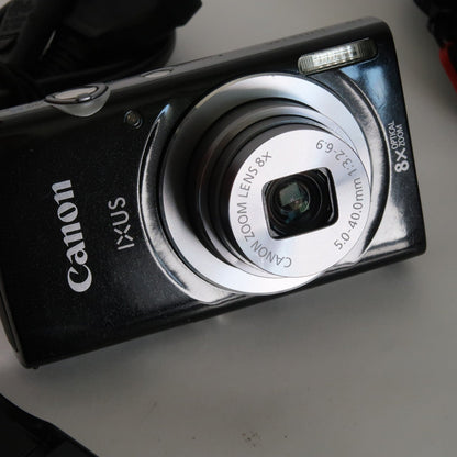Cenon IXUS 145 / ELPH 135 16.0MP Digital Camera Black – With SD Card 4GB &amp; Case