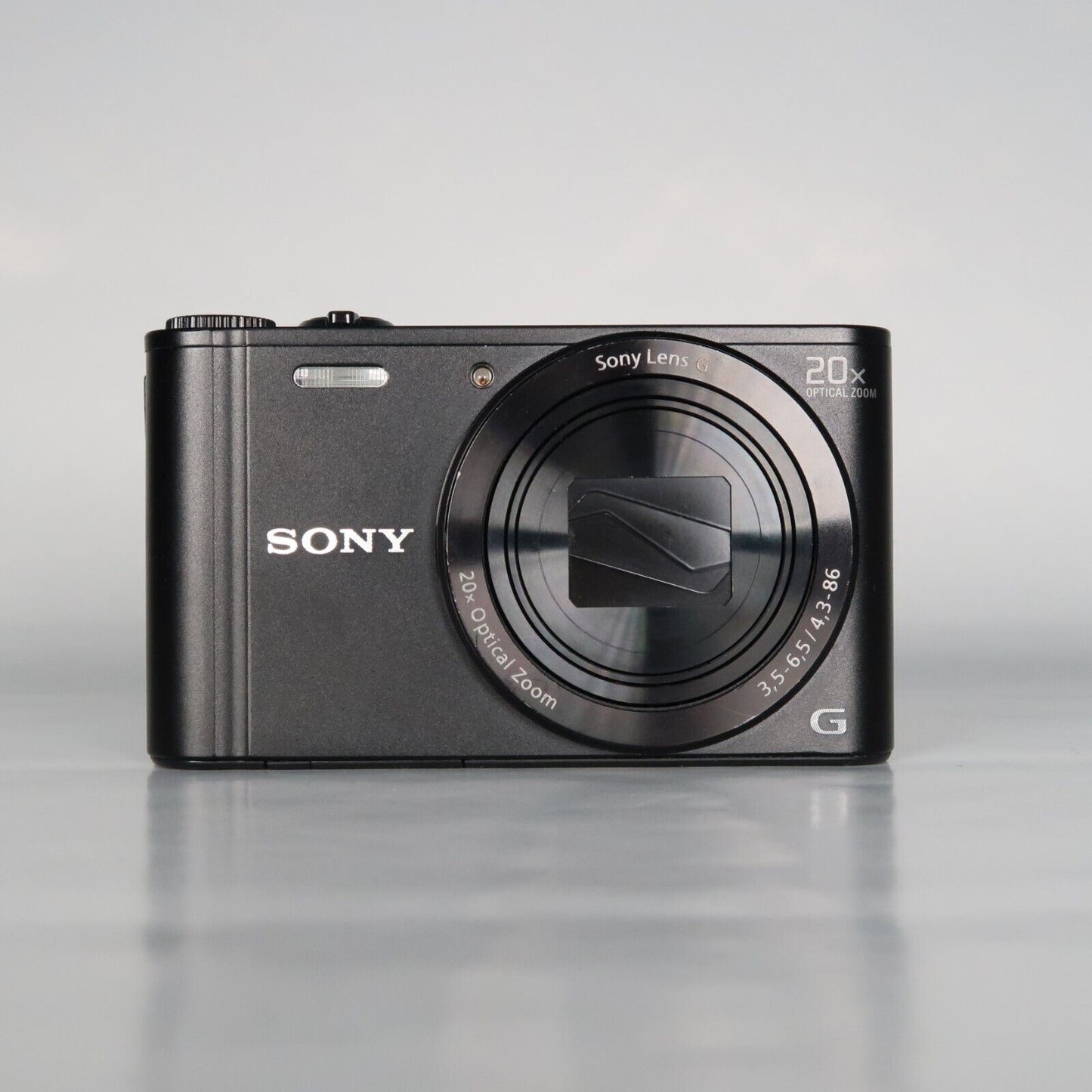 Soney Cyber-Shot DSC-WX300 18.2MP Digital Camera Black with Case and 32GB SD Card