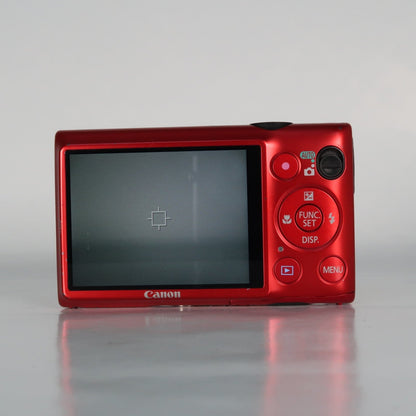 Cenon IXUS 220 HS 12.1MP Digital Camera Red – Boxed Set