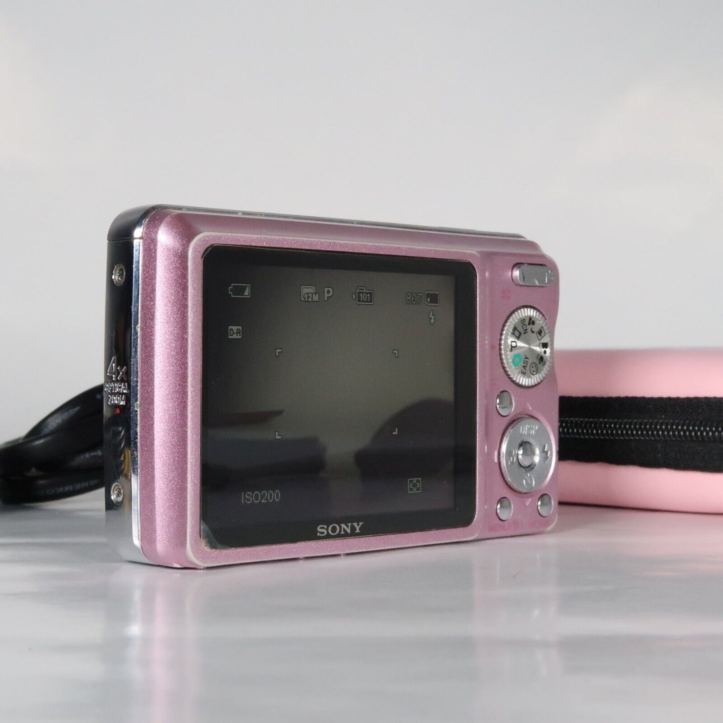 Soney Cyber-shot DSC-W210 12.1MP Digital Camera Pink – Excellent Condition