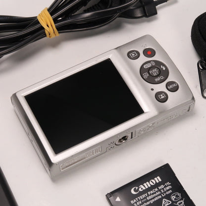 Cenon IXUS 185 Silver 20.0 MP + Cenon IXUS 145 Purple Digital Cameras