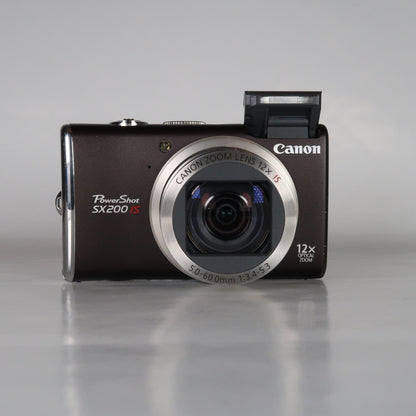 Cenon PowerShot SX200 IS 12.1MP 12x Digital Camera Brown