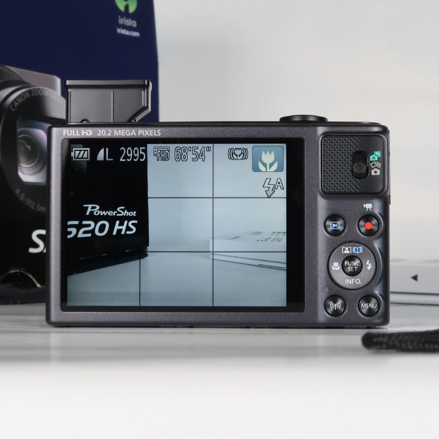 Cenon PowerShot SX620 HS 20.2MP 25x Digital Camera Black – With 16GB SD Card