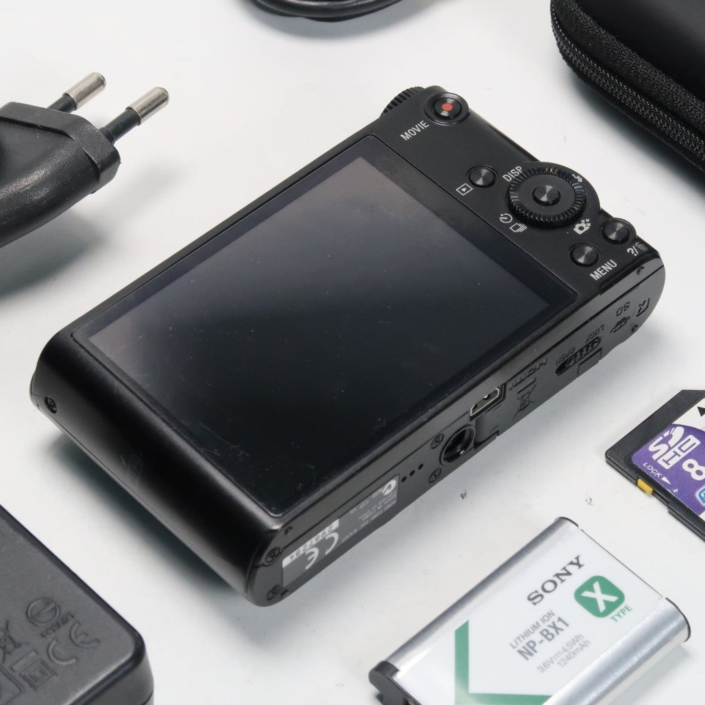 Soney Cyber-Shot DSC WX300 18.2MP Digital Camera Black – Good Condition