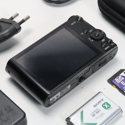 Soney Cyber-Shot DSC WX300 18.2MP Digital Camera Black – Good Condition