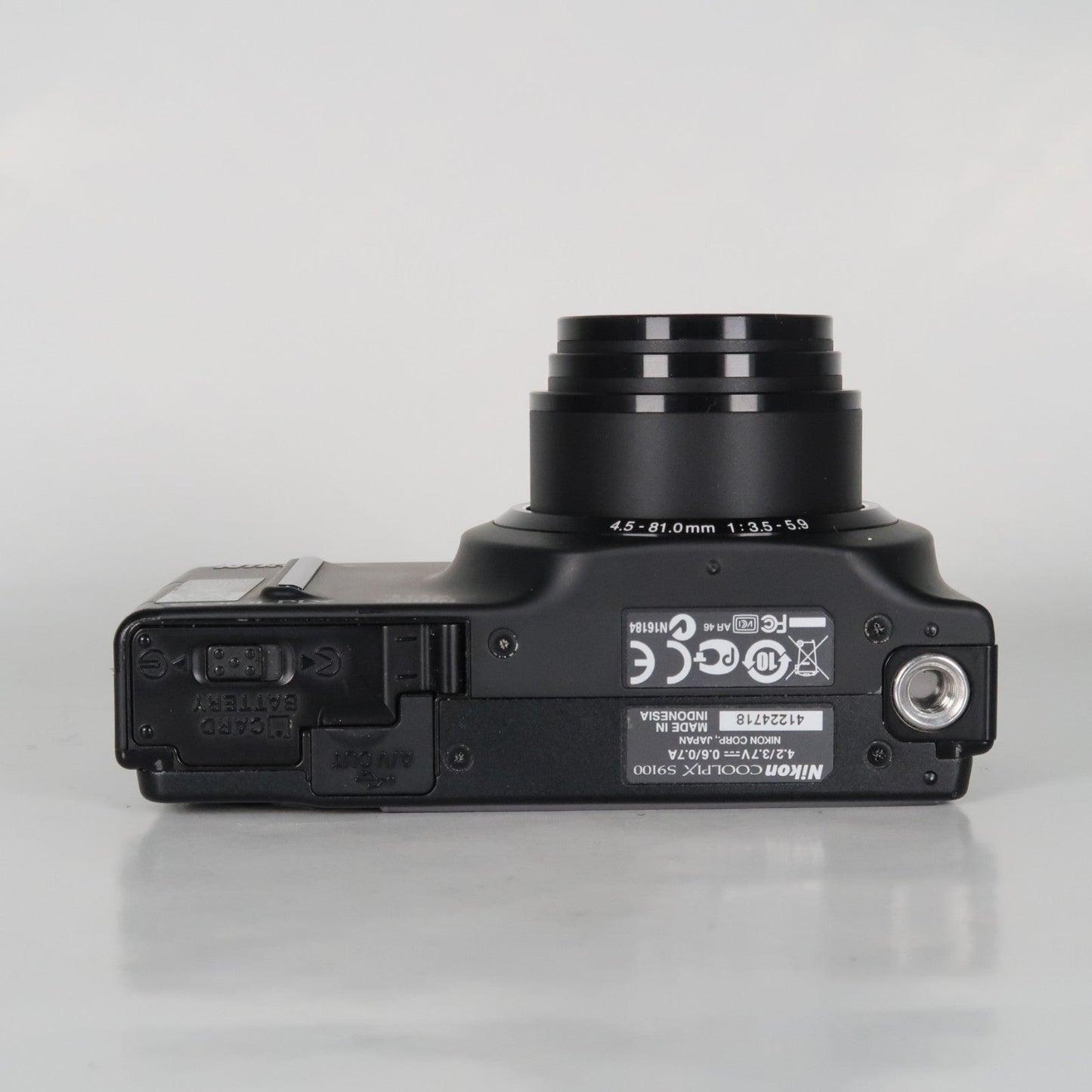 Nikona Coolpix S9100 12.1MP 18x Digital Camera Black – Very Good Condition