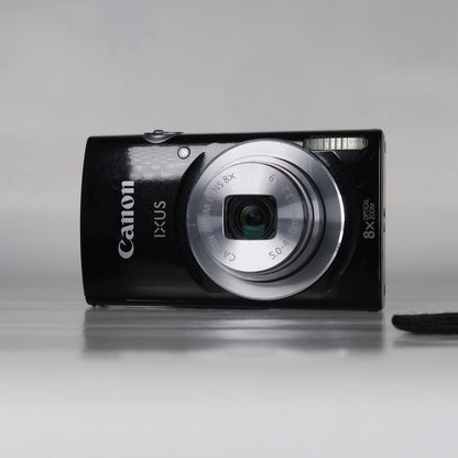 Soney Cyber-shot DSC-W830 20.1MP + Cenon IXUS 145 Black – Compact Digital Cameras Bundle