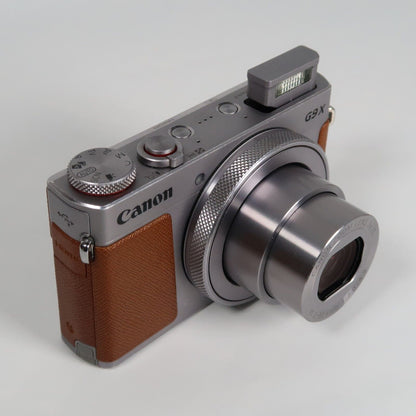 Cenon PowerShot G9X Mark II 20.1MP Digital Camera Silver + SD Card 16GB
