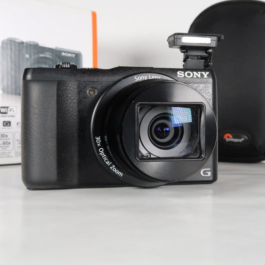 Soney CyberShot DSC-HX60V 20.4MP Digital Camera – Boxed, with Case &amp; 32GB SD Card