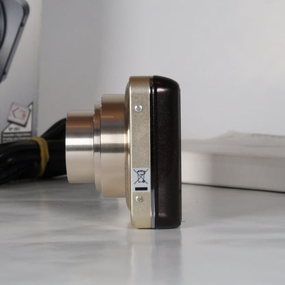Soney Cyber-Shot DSC-W570 16.1MP 5x Digital Camera Gold – Very Good