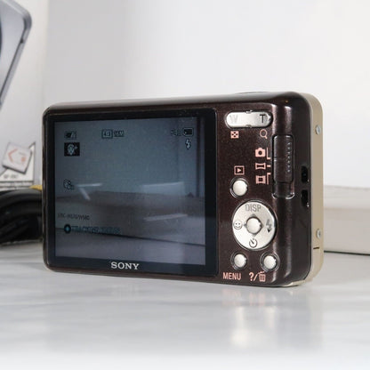Soney Cyber-Shot DSC-W570 16.1MP 5x Digital Camera Gold – Very Good