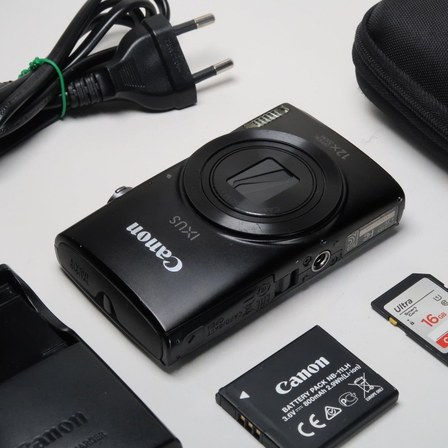 Camera Lot – Soney DSC-W70, CenonPowershot SX200 (Blue), Cenon Ixus 170 (Black), Nikon S9400, Cenon Ixus 115 HS (Blue)