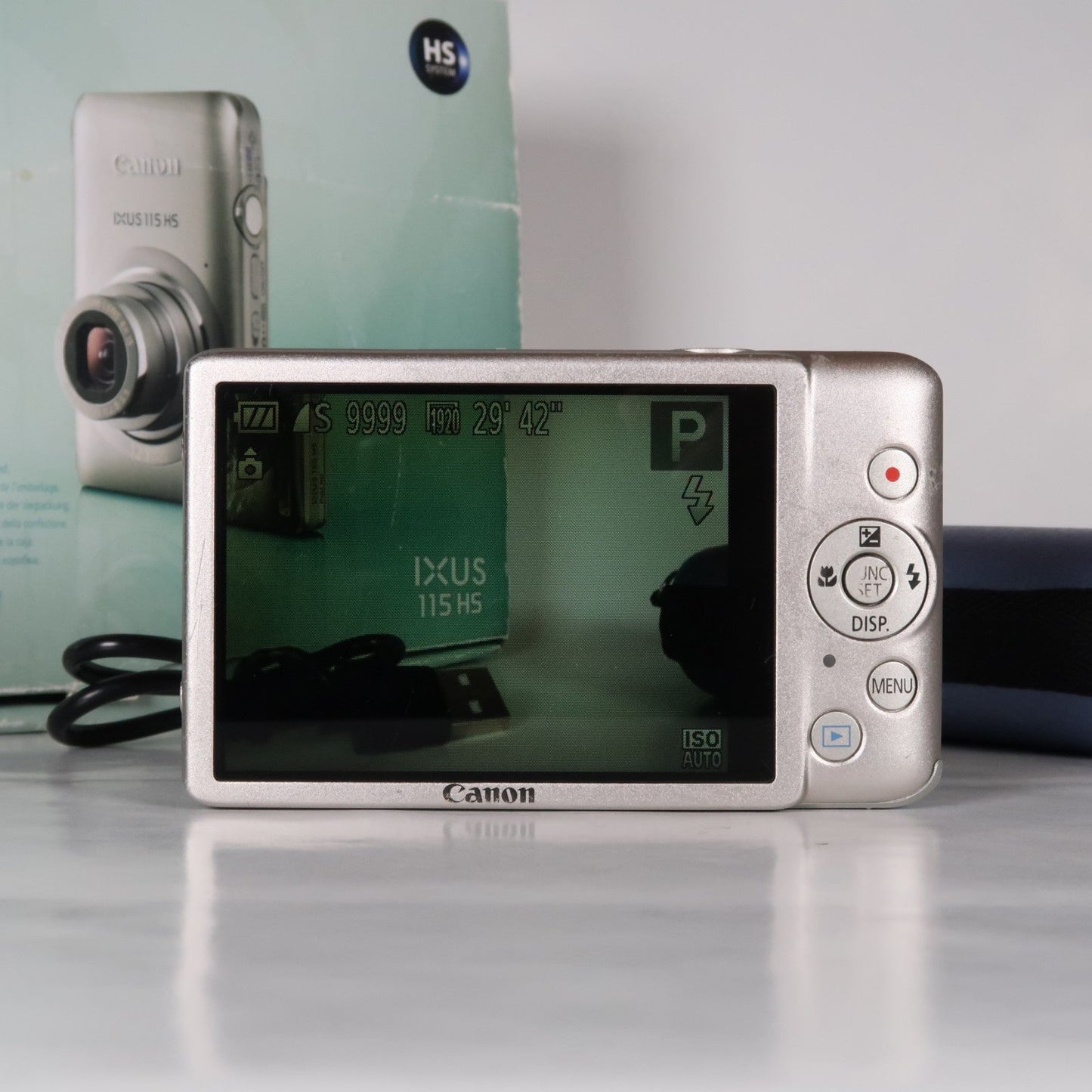 Cenon IXUS 115 HS PowerShot ELPH 100 HS 12.1 MP 4x Digital Camera Silver