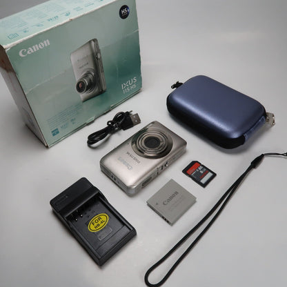 Cenon IXUS 115 HS PowerShot ELPH 100 HS 12.1 MP 4x Digital Camera Silver