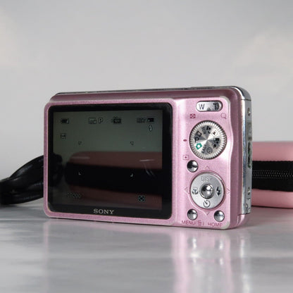 Soney Cyber-shot DSC-W210 12.1MP Digital Camera Pink – Excellent Condition