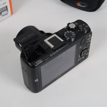 Soney CyberShot DSC-HX60V 20.4MP Digital Camera – Boxed, with Case &amp; 32GB SD Card