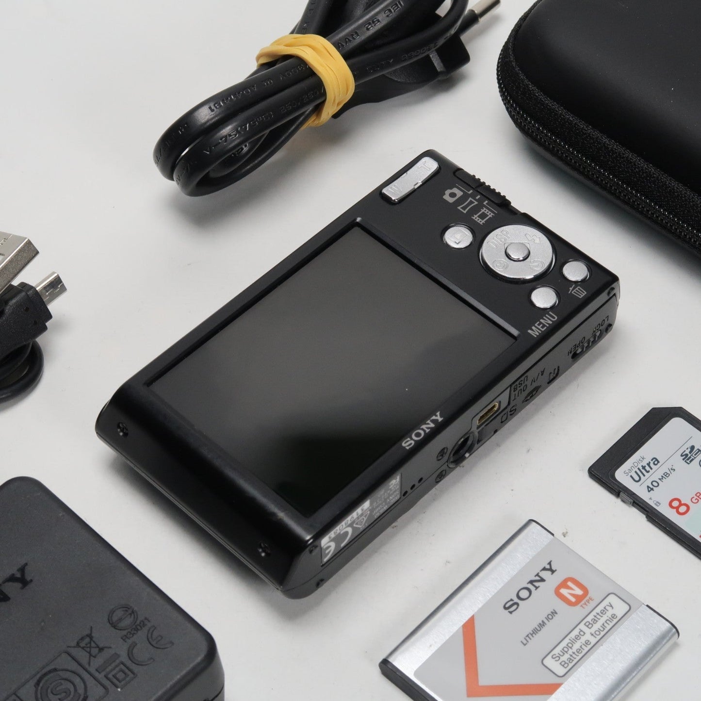 Soney Cyber-Shot DSC-W830 20.1MP 8x Digital Camera Black – Excellent Condition