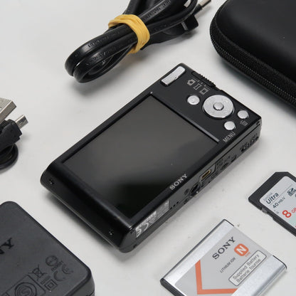 Soney Cyber-Shot DSC-W830 20.1MP 8x Digital Camera Black – Excellent Condition