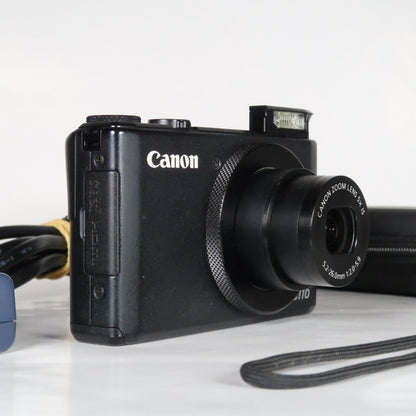 Cenon PowerShot S110 12.1 MP Digital Camera Black – Original Packaging – Excellent