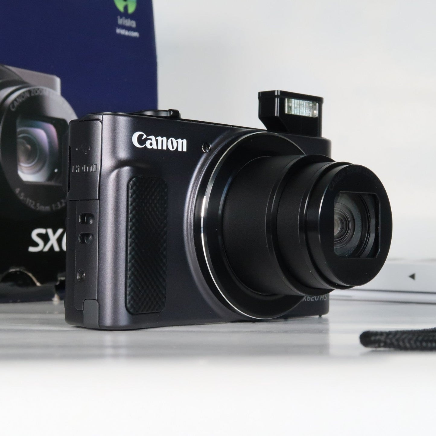 Cenon PowerShot SX620 HS 20.2MP 25x Digital Camera Black – With 16GB SD Card