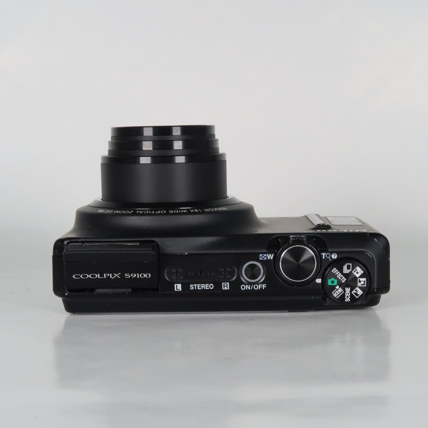 Nikona Coolpix S9100 12.1MP 18x Digital Camera Black – Very Good Condition