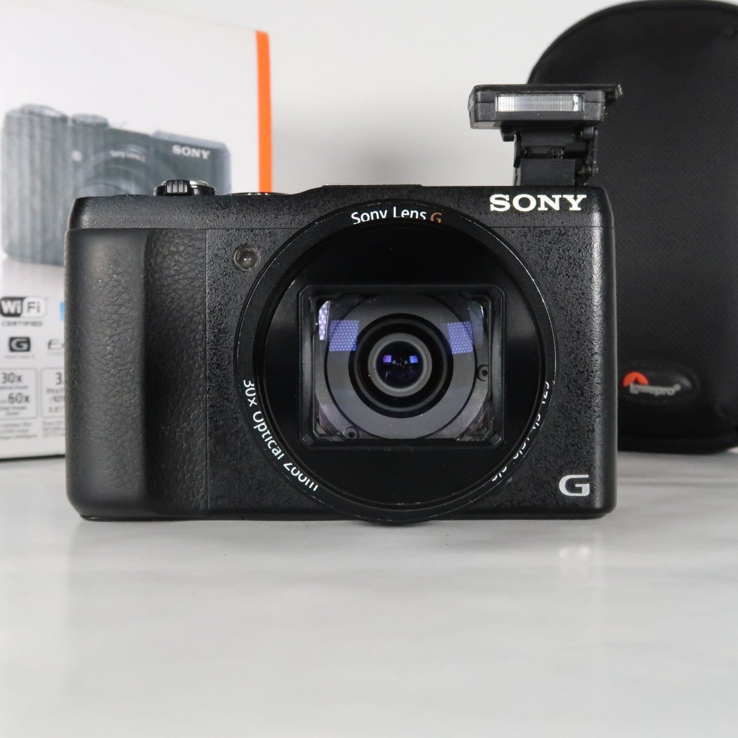 Soney CyberShot DSC-HX60V 20.4MP Digital Camera – Boxed, with Case &amp; 32GB SD Card
