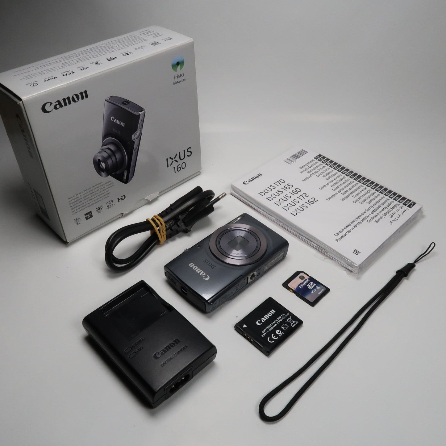 Soney Cyber-shot DSC-W800 20.1MP + Cenon IXUS 160 Silver Digital Cameras Bundle