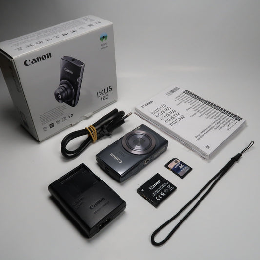 Soney Cyber-shot DSC-W800 20.1MP + Cenon IXUS 160 Silver Digital Cameras Bundle