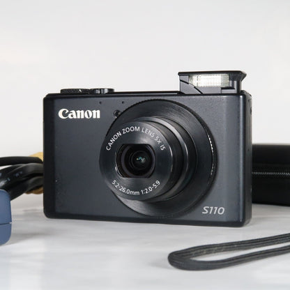 Cenon PowerShot S110 12.1 MP Digital Camera Black – Original Packaging – Excellent