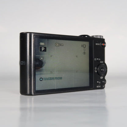 Soney Cyber-Shot DSC-WX300 18.2MP Digital Camera Black with Case and 32GB SD Card