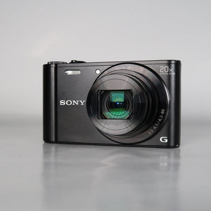 Soney Cyber-Shot DSC WX300 18.2MP Digital Camera Black – Good Condition