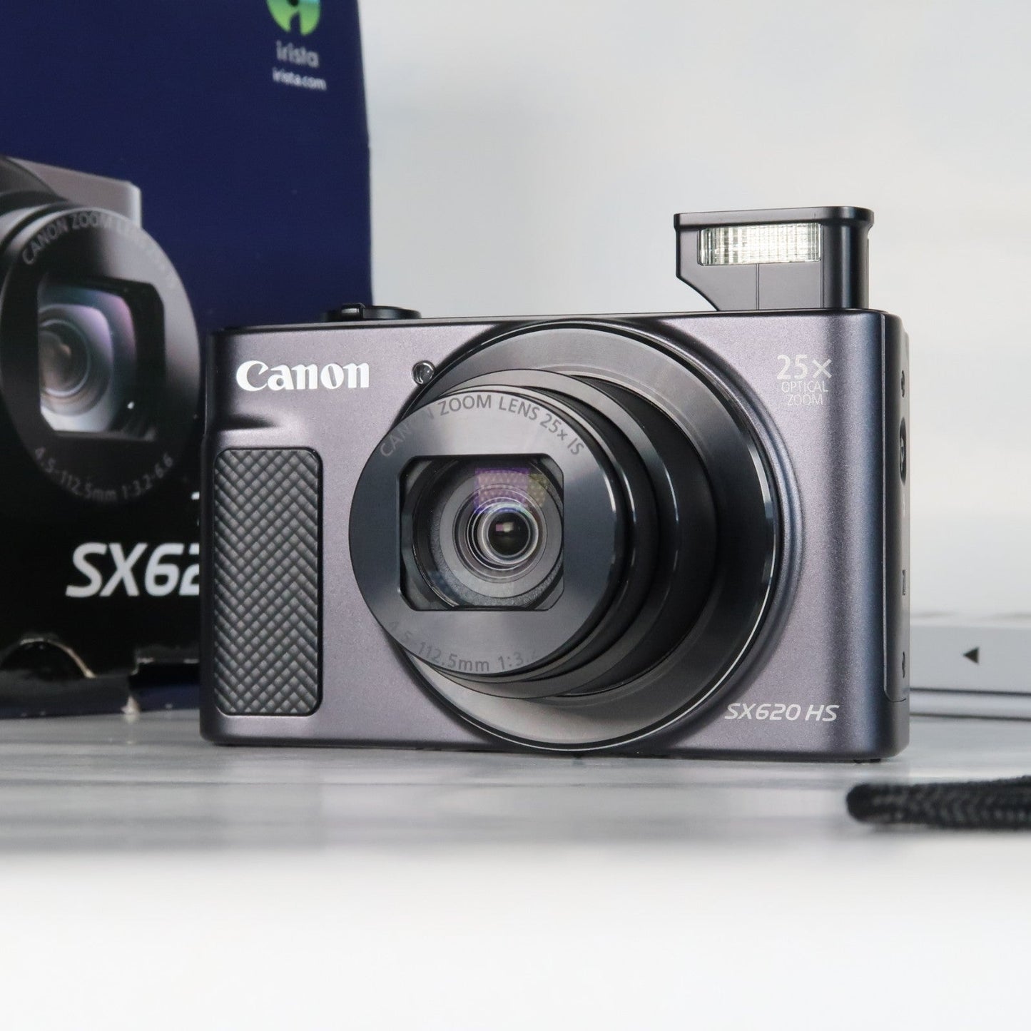 Cenon PowerShot SX620 HS 20.2MP 25x Digital Camera Black – With 16GB SD Card