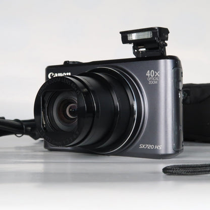 Cenon PowerShot SX720 HS 20.3MP Digital Camera – Black